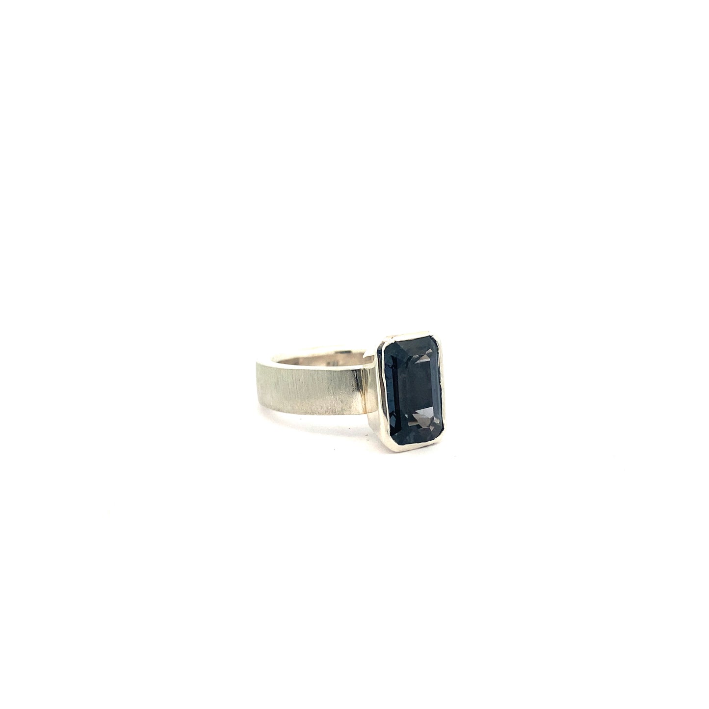Huge Emerald Cut Spinel Ring