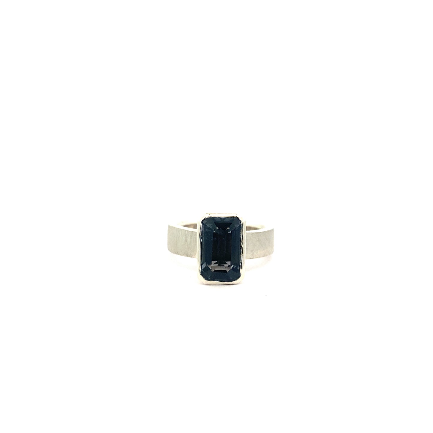 Huge Emerald Cut Spinel Ring