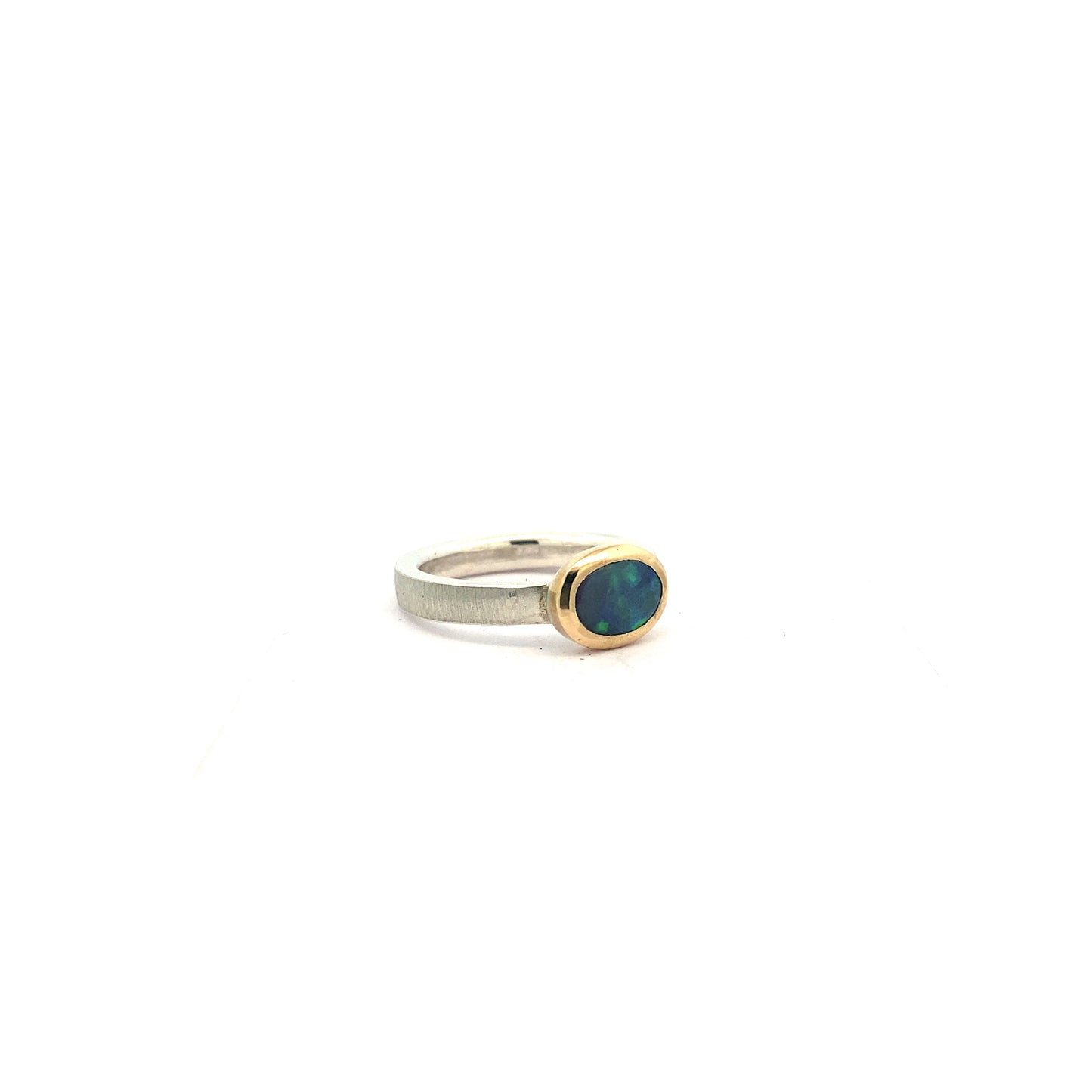 Blue Opal Ring