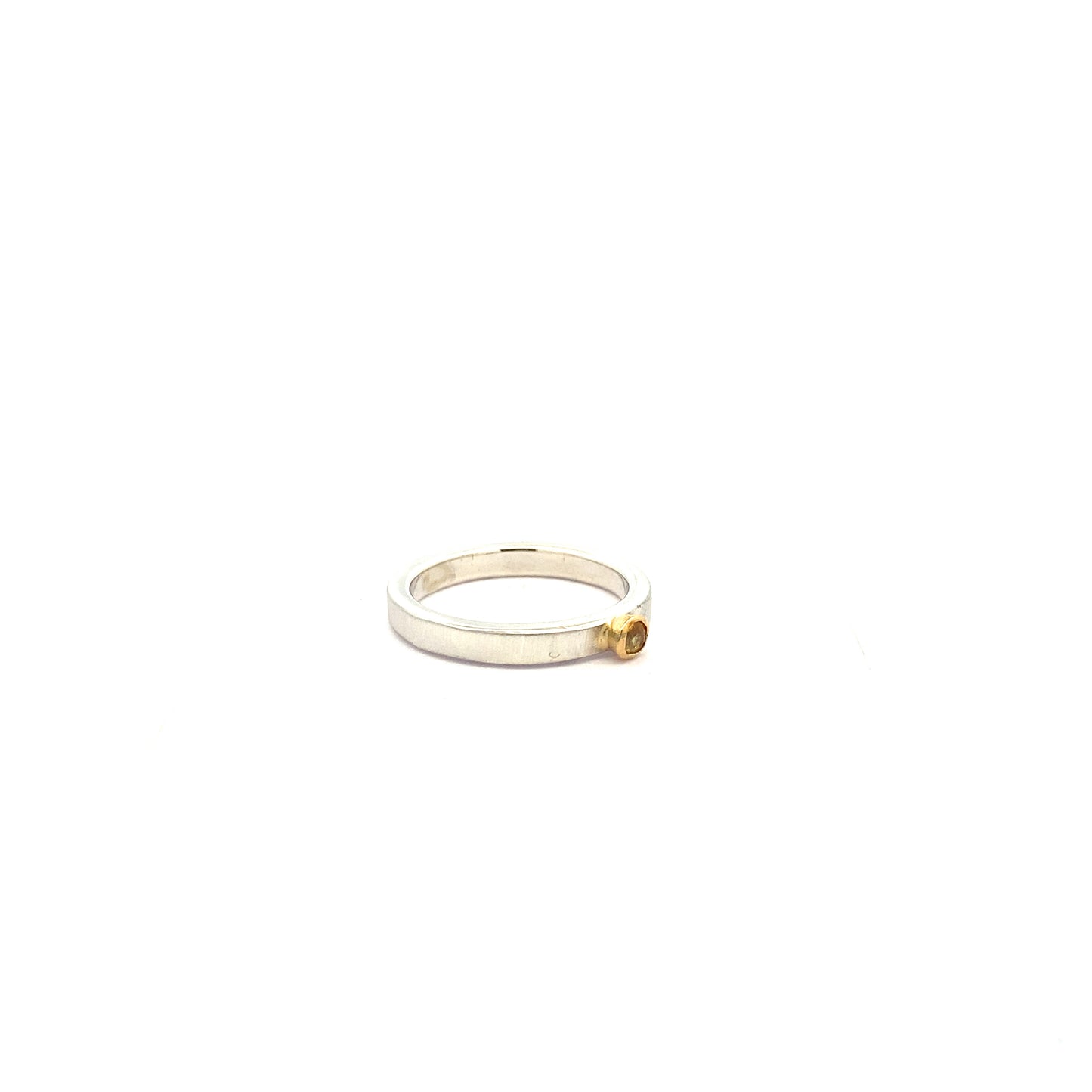 Tiny Yellow Sapphire Ring