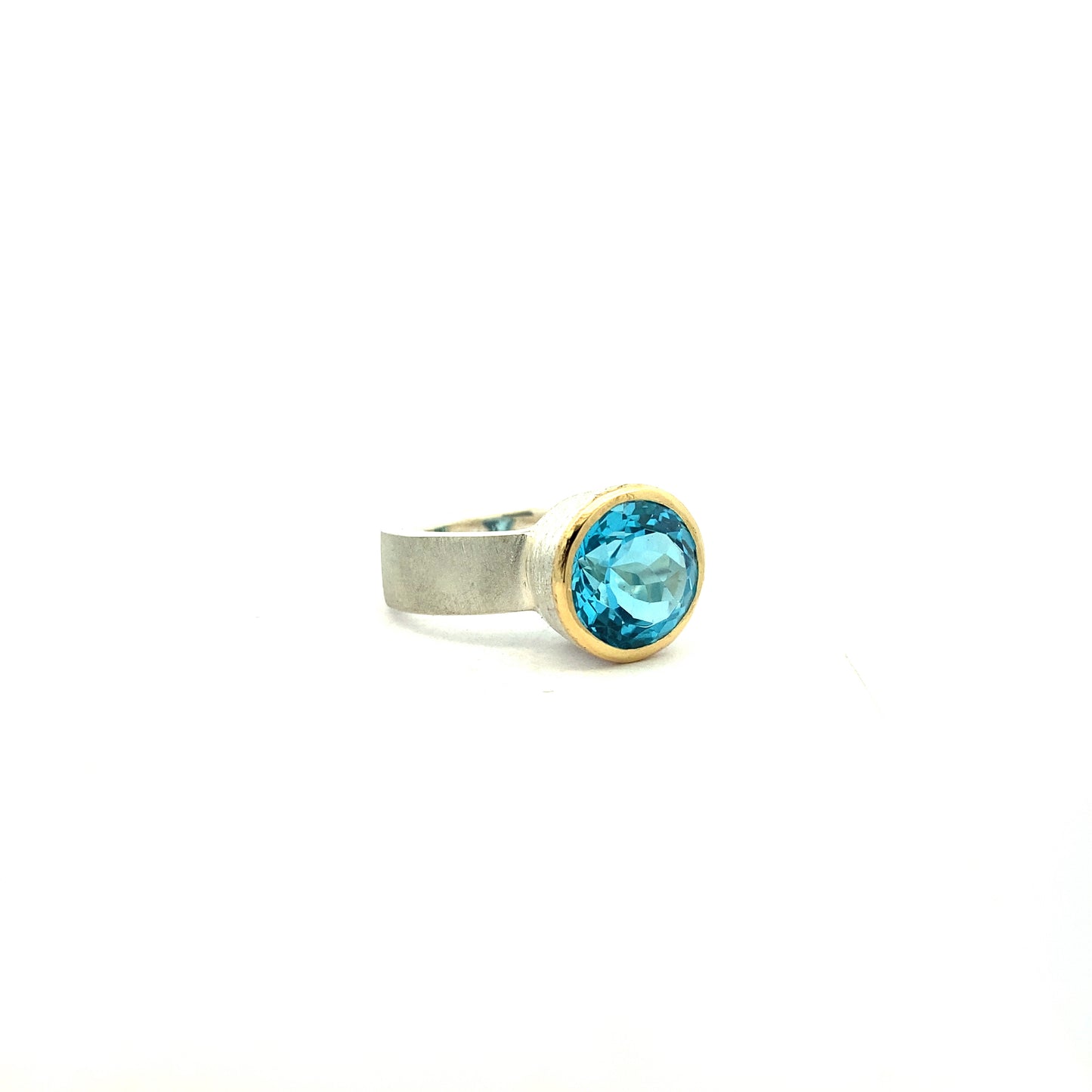 The Brigitte Ring - Green Quartz | Sky Blue Topaz | Rose Quartz