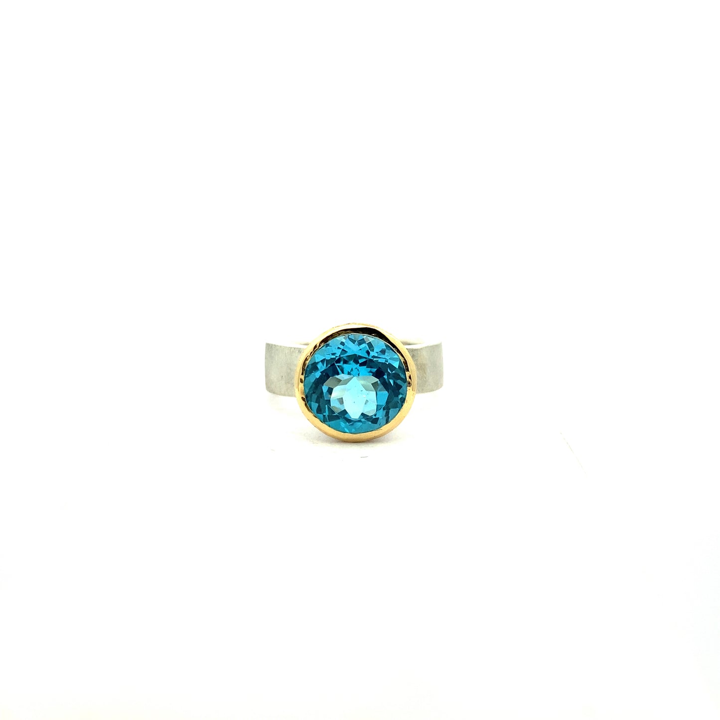 The Brigitte Ring - Green Quartz | Sky Blue Topaz | Rose Quartz