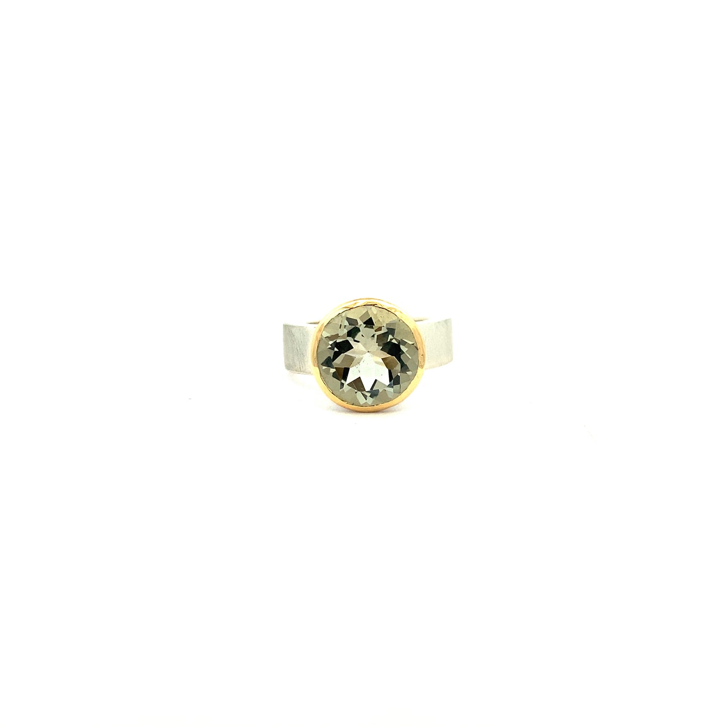The Brigitte Ring - Green Quartz | Sky Blue Topaz | Rose Quartz
