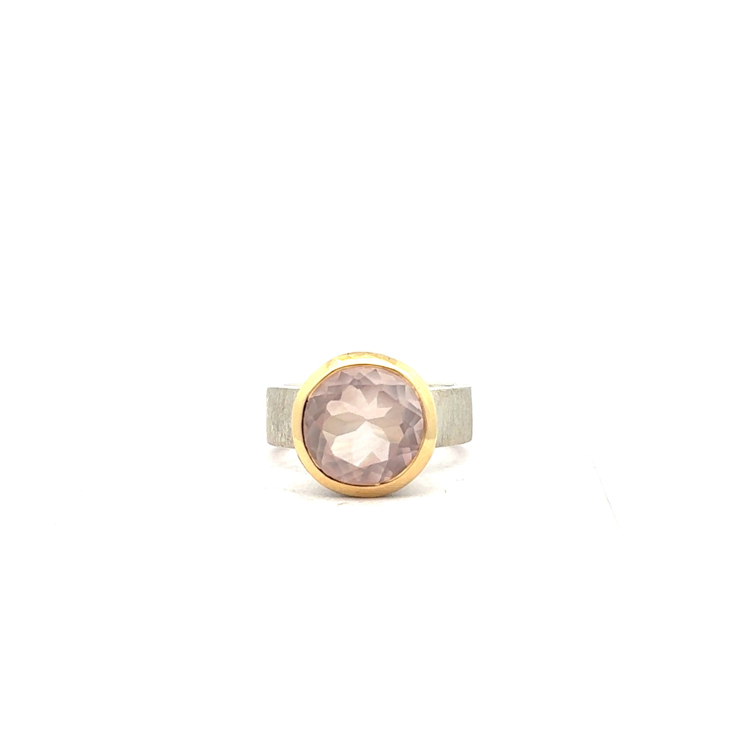 Luxury Rose Quartz Brigitte Ring