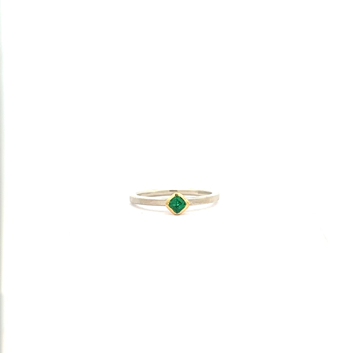 Square Emerald Ring