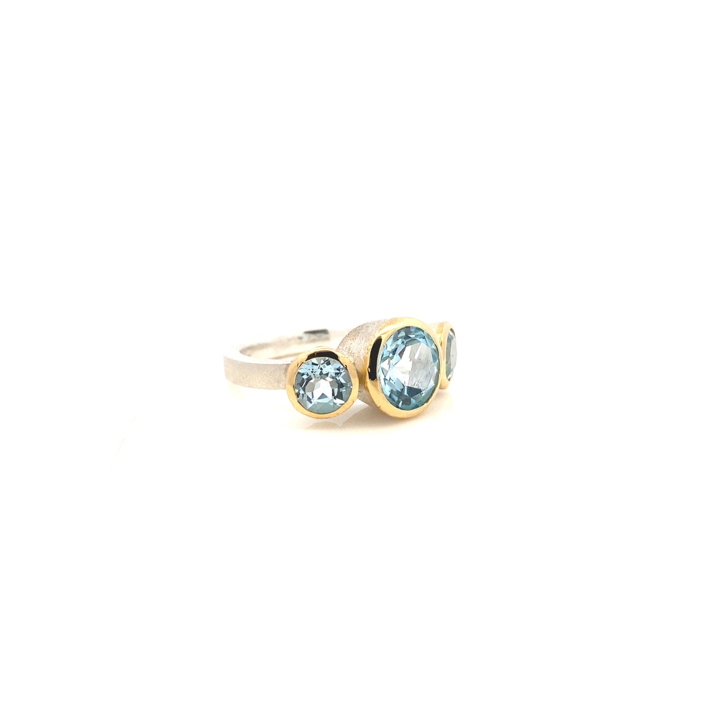 Aquamarine Trilogy Ring