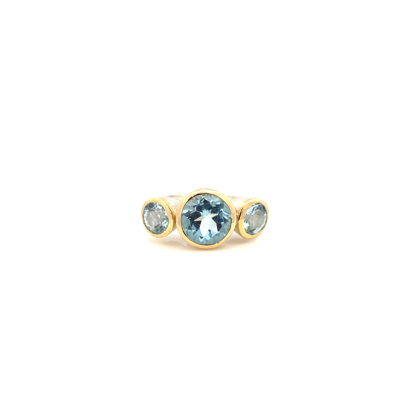 Aquamarine Trilogy Ring
