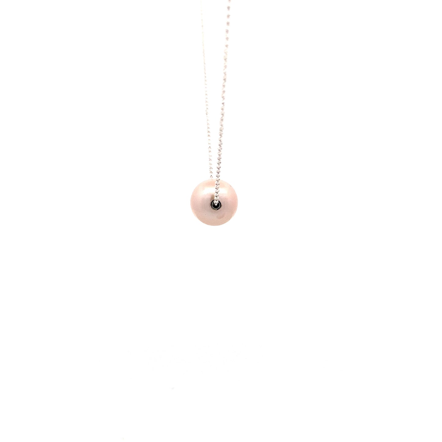 Pink Pearl and Silver Pendant