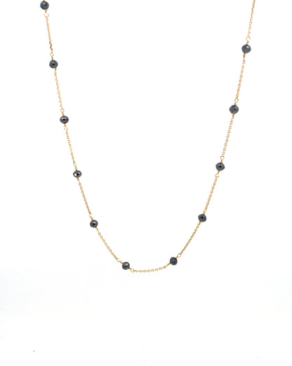 Diamond Chain Necklace | Cinnamon Or Black