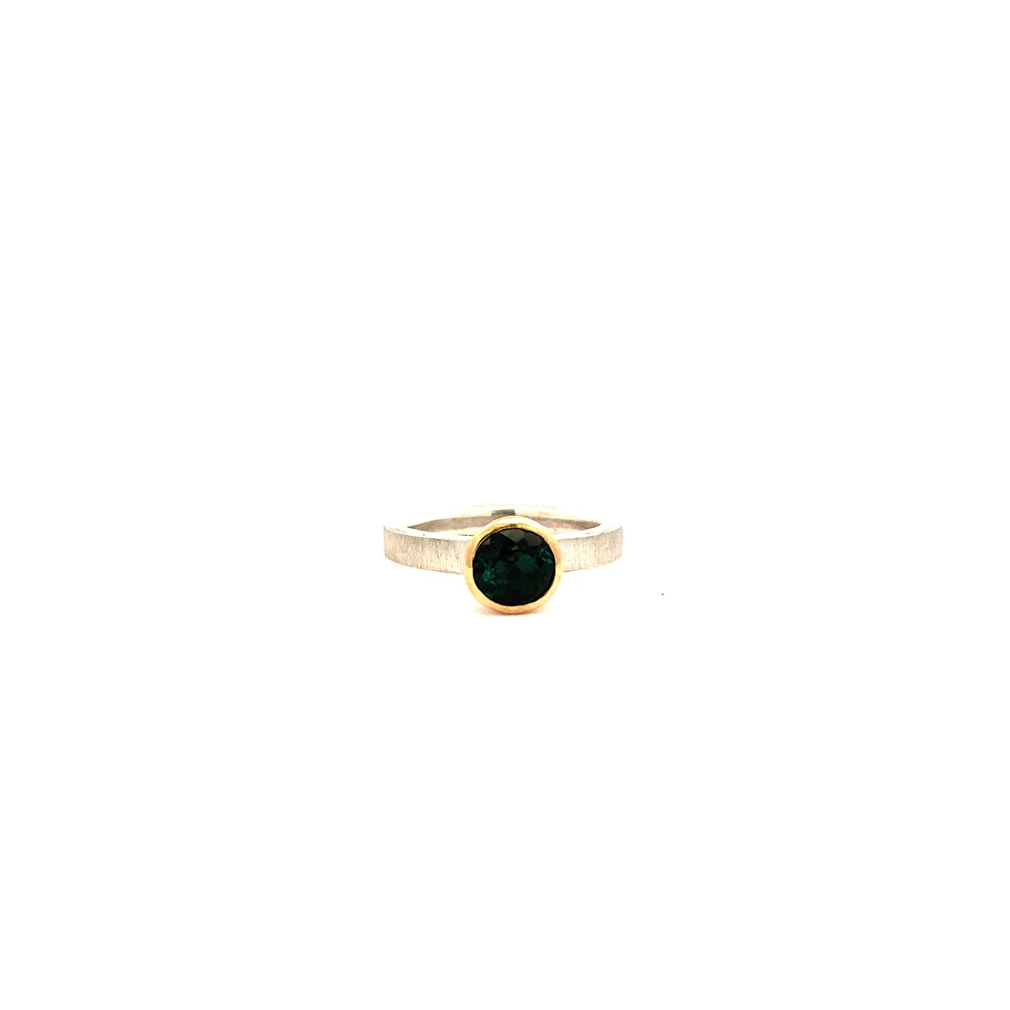 Dark Green Tourmaline Ring