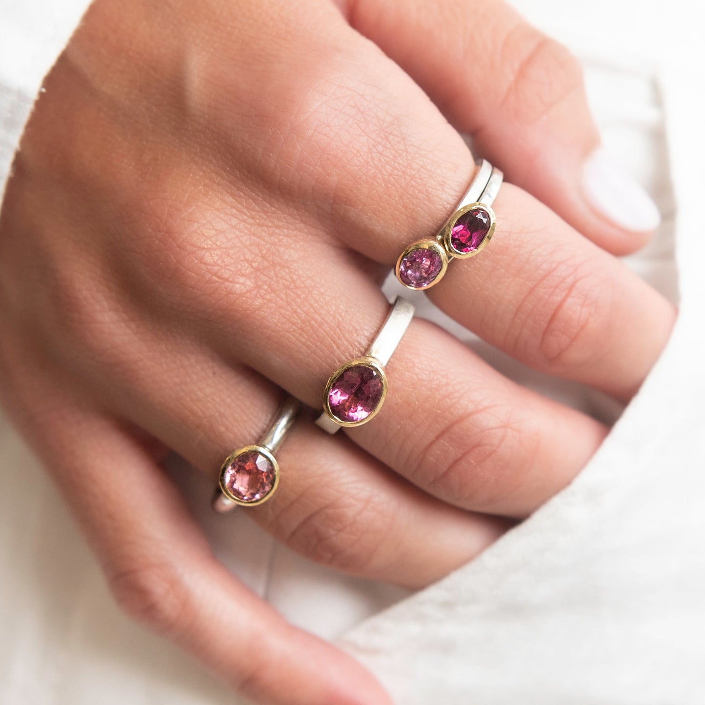 Pink Tourmaline Ring