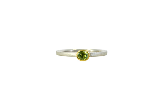 Green Sapphire Ring