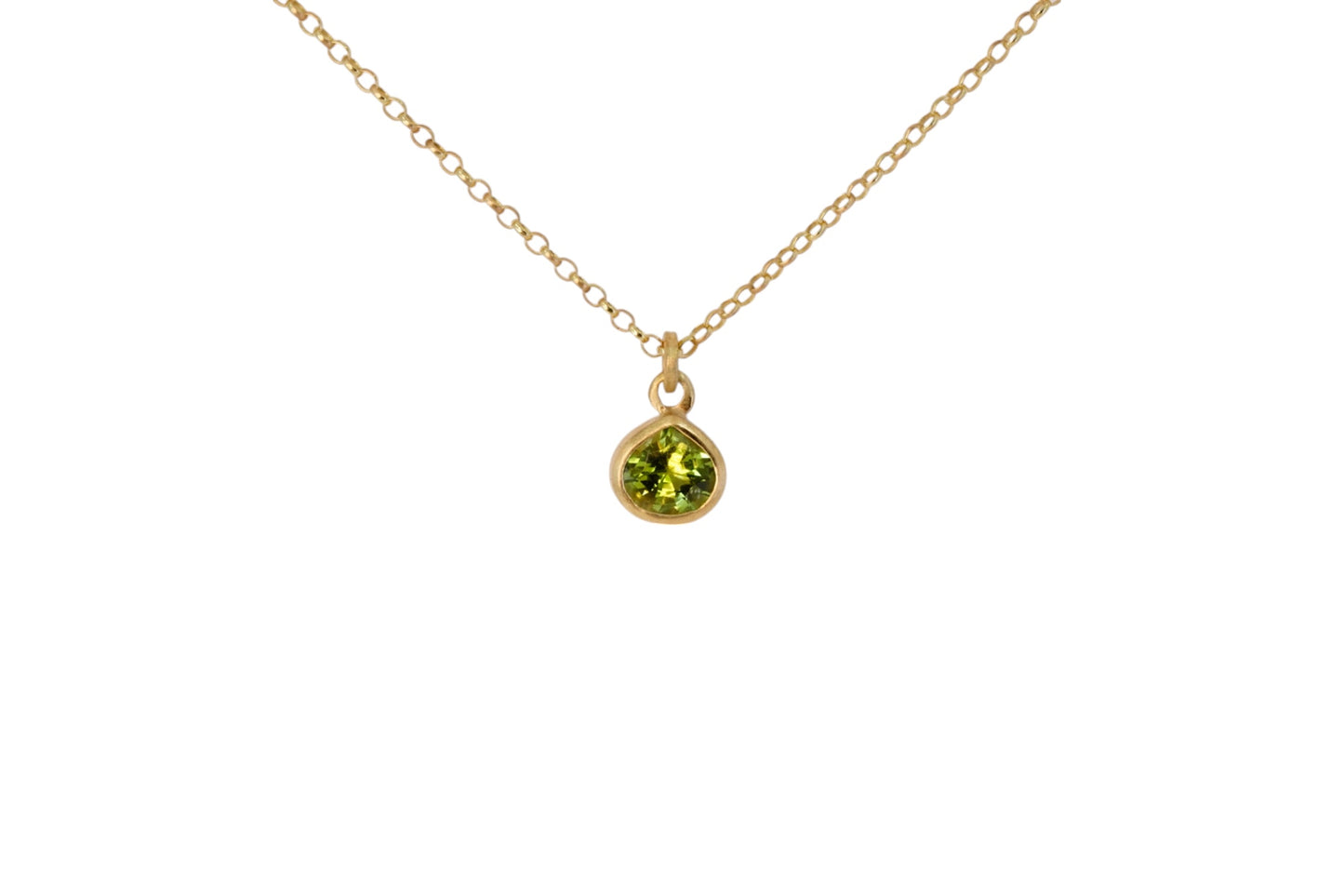 Green Tourmaline Pendant