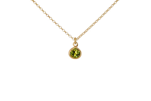 Green Tourmaline Pendant