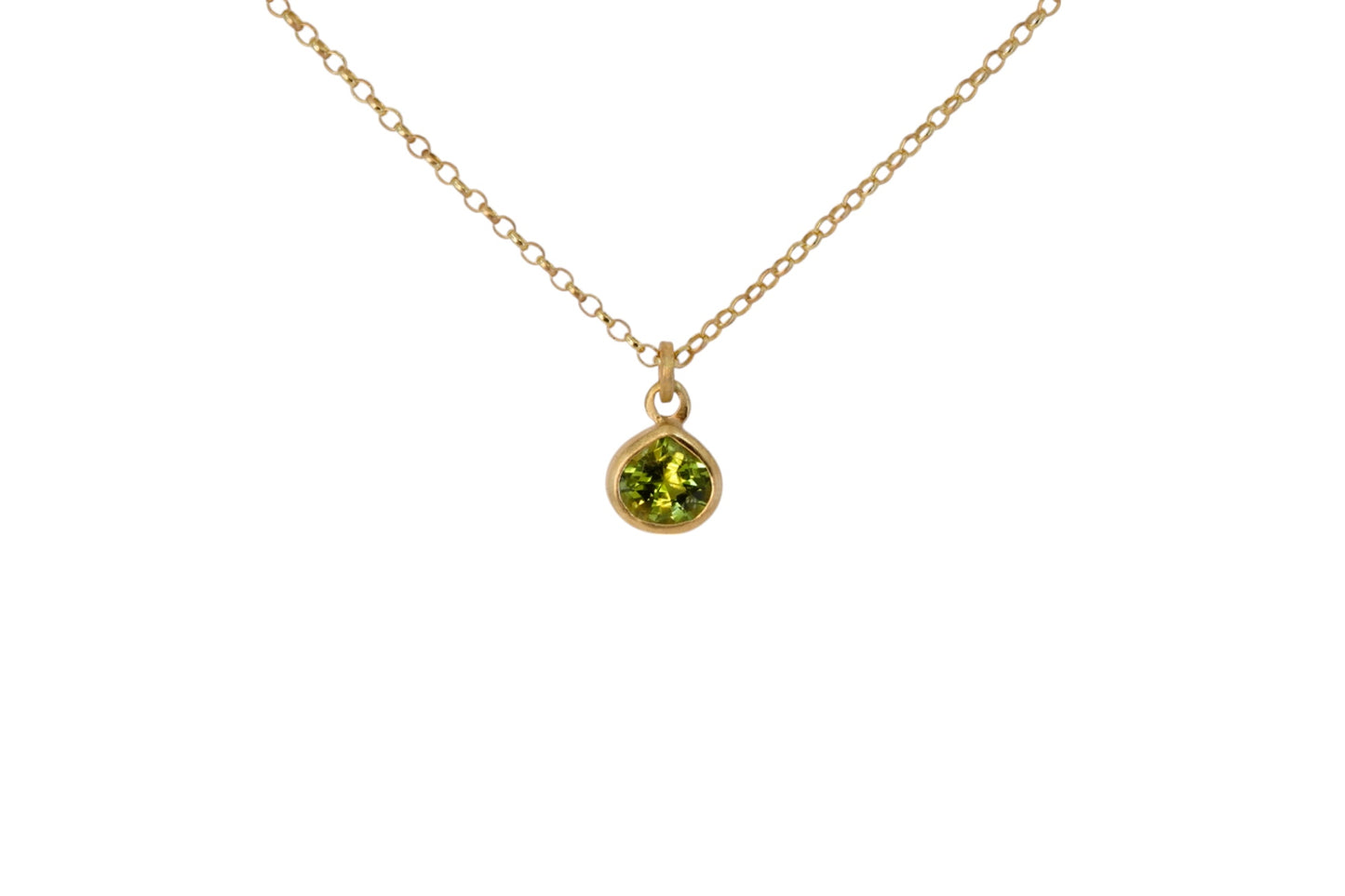 Green Tourmaline Pendant