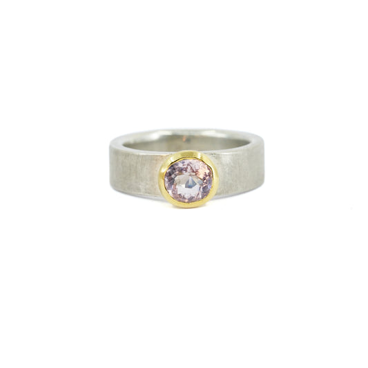 Round Morganite Ring