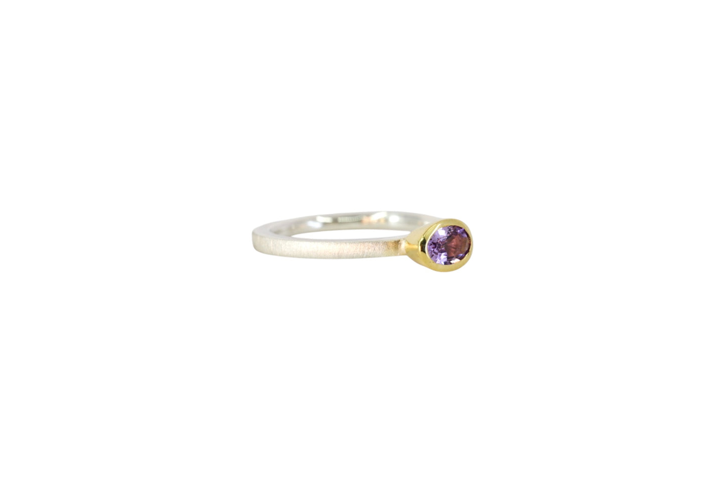 Purple Sapphire stacking Ring