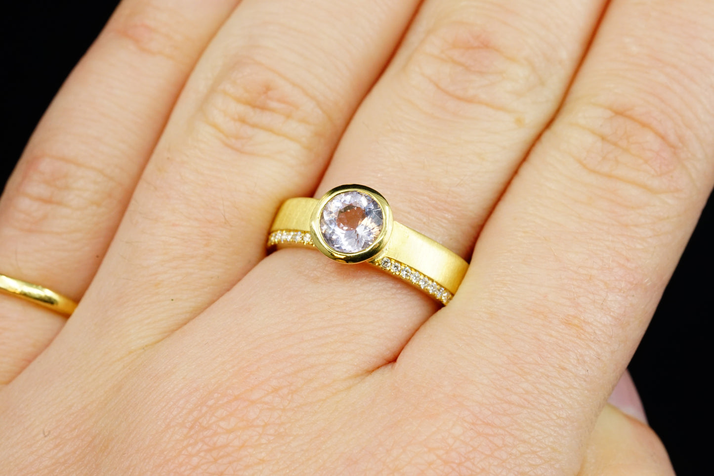 Morganite Darcy Ring