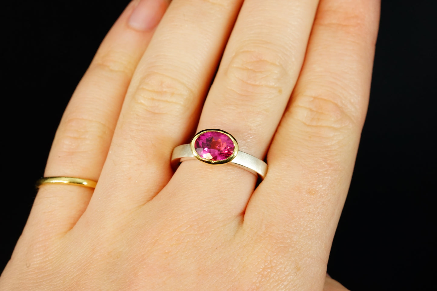 Pink Tourmaline Ring