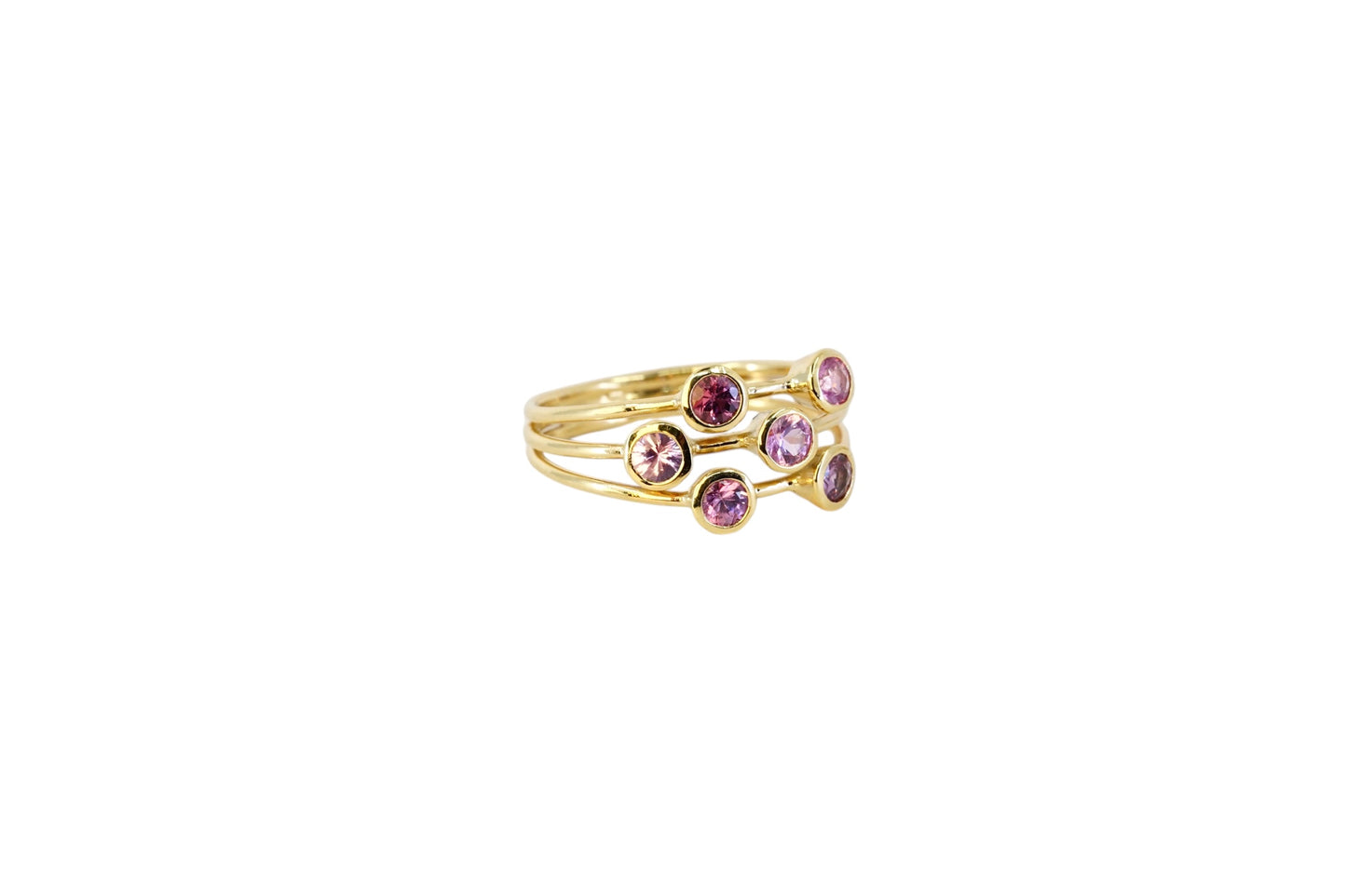 Pink Sapphire Jazz Ring