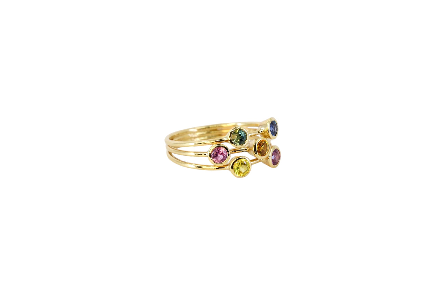 Bright Multicolour Sapphire