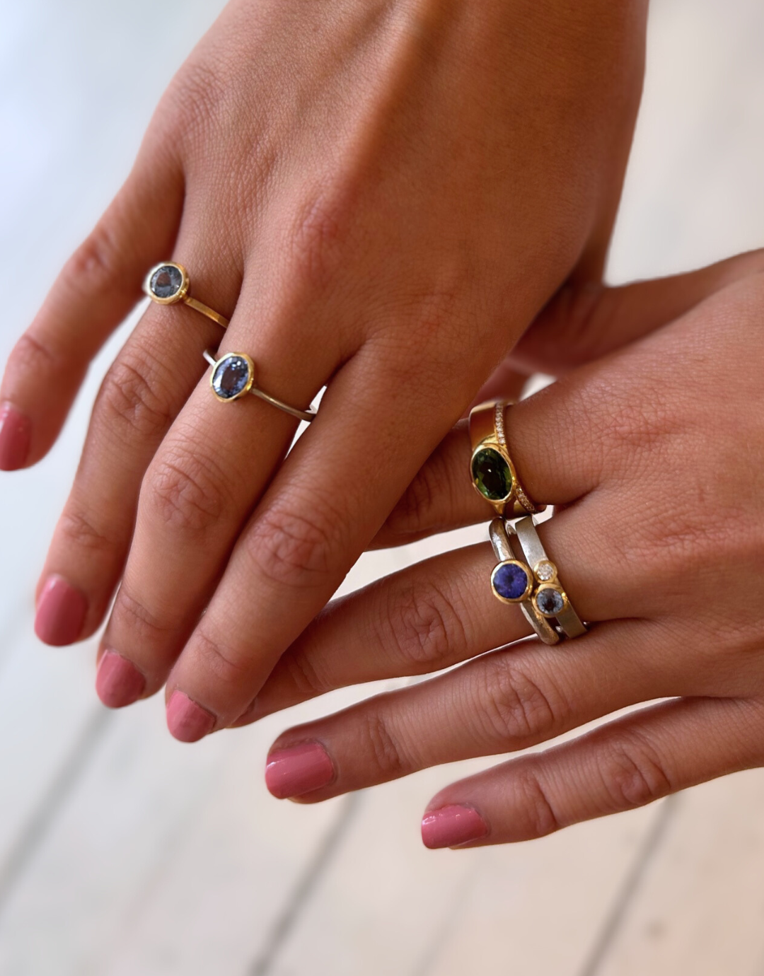 Lilac Sapphire Ring