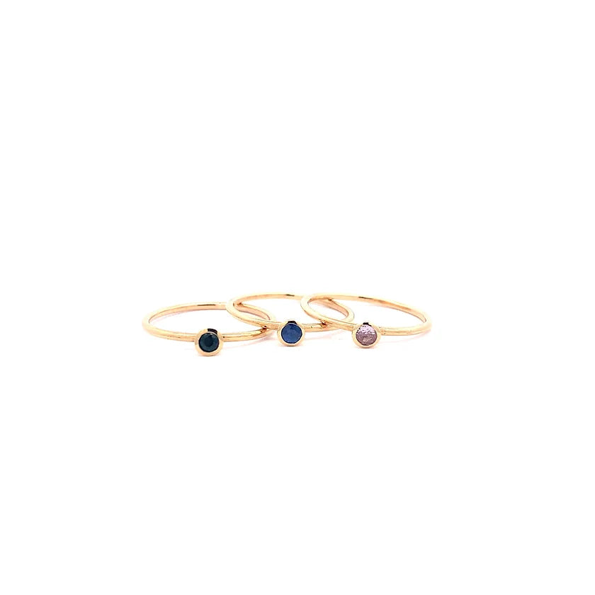 Little Sapphire Stacking Rings