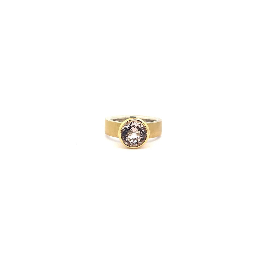Large Morganite Ring