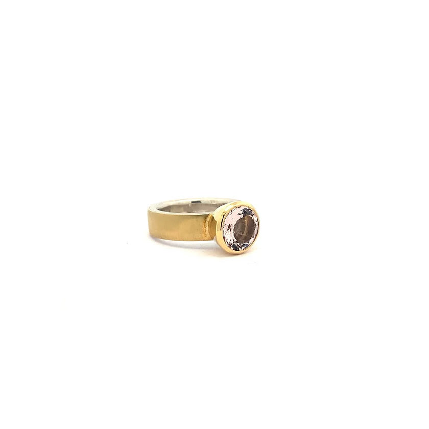 Large Morganite Ring