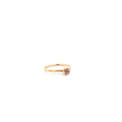 Pink Sapphire Stacking Ring | 9ct Gold