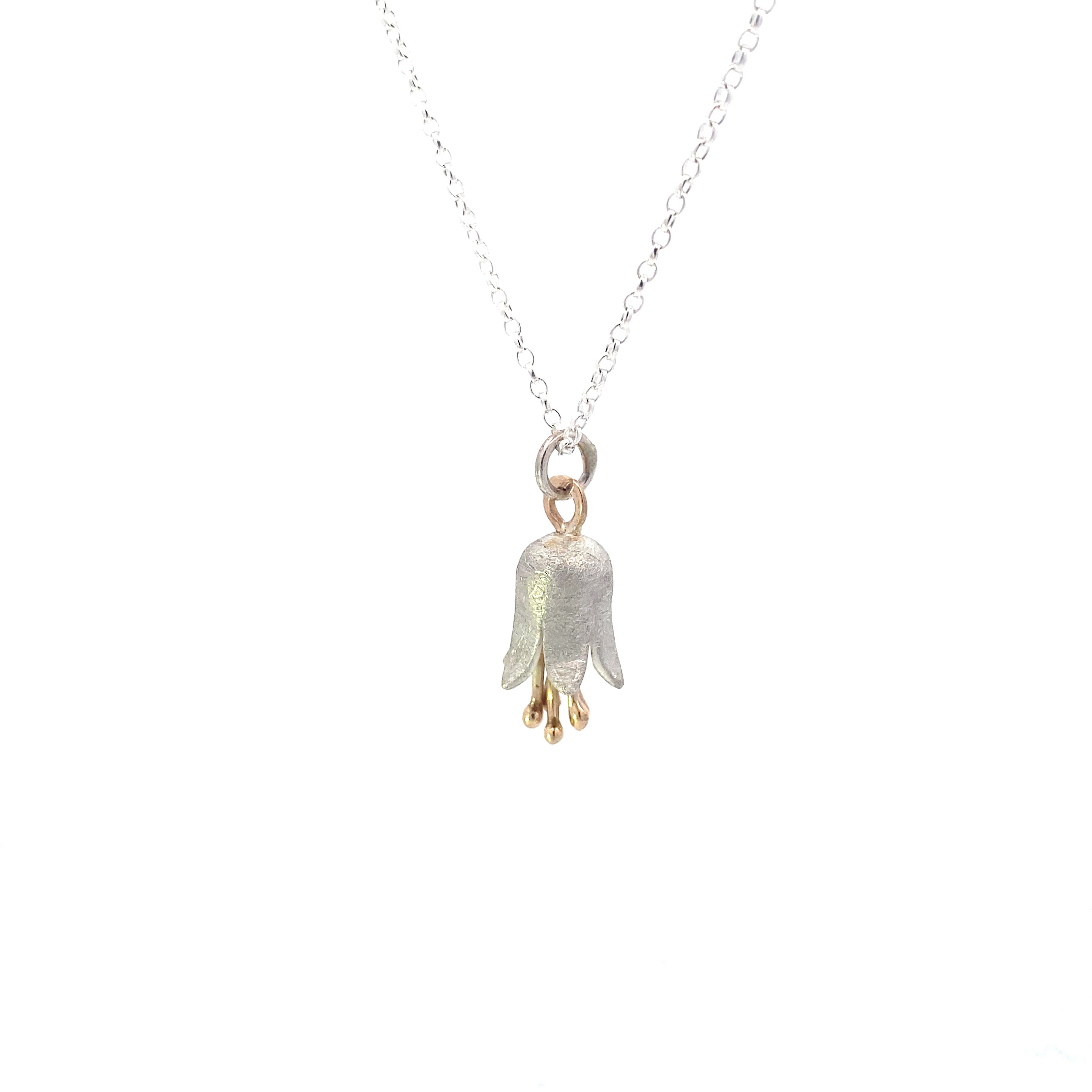 Silver on sale bluebell necklace