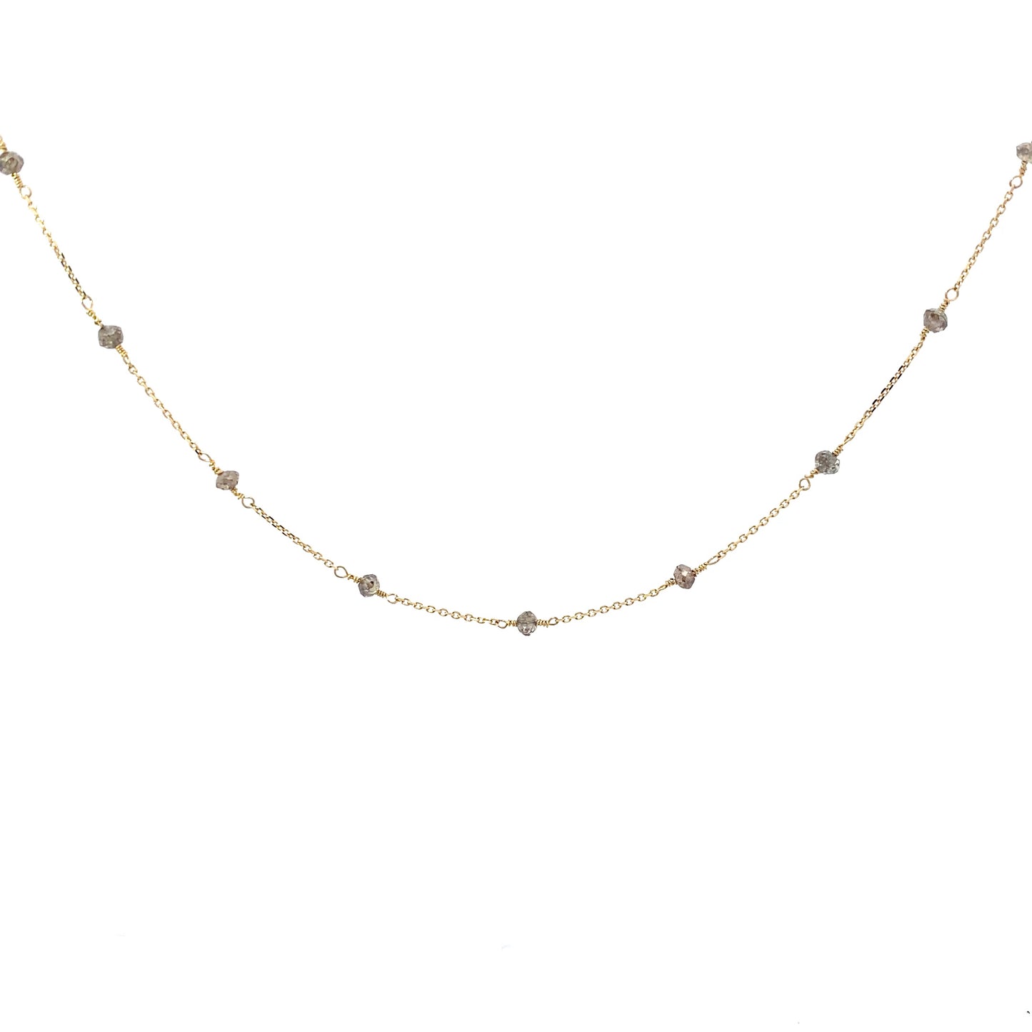 Diamond Chain Necklace | Cinnamon Or Black