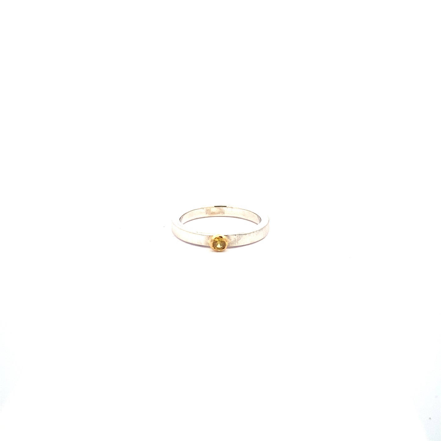 Tiny Yellow Sapphire Ring