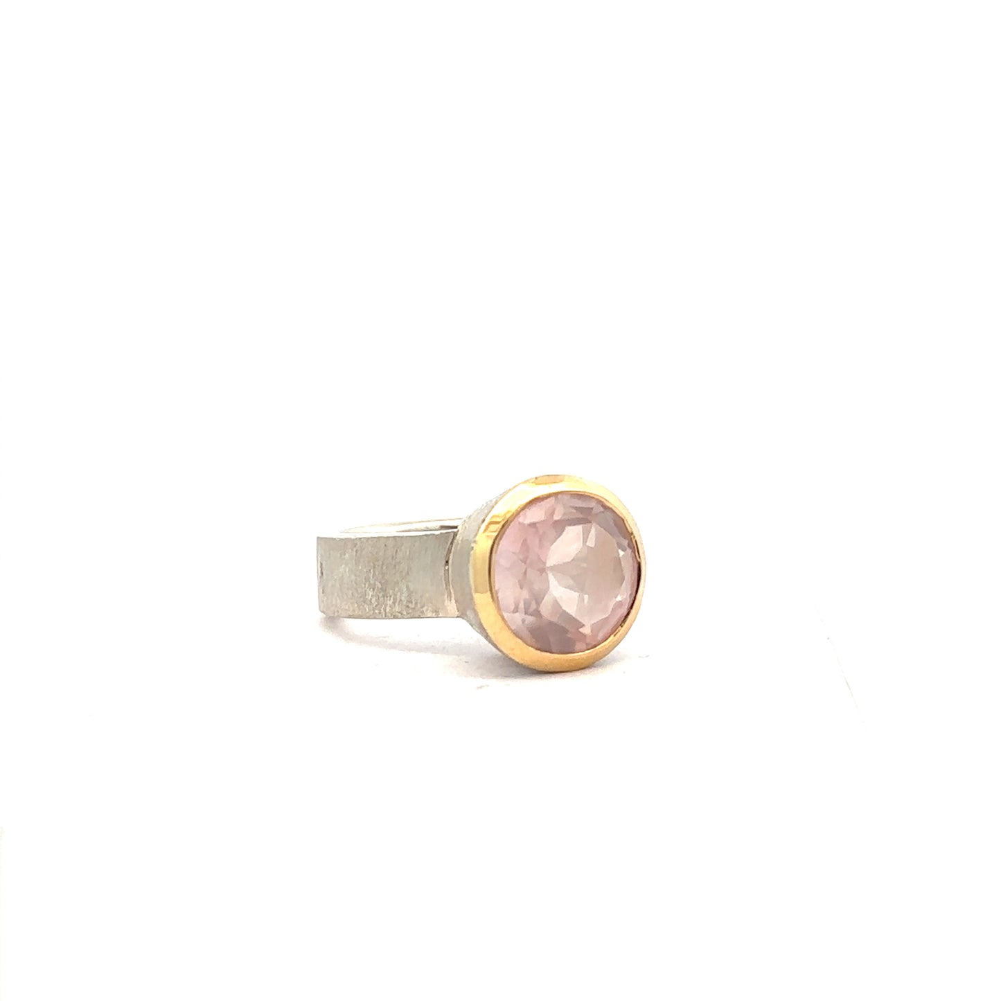 Luxury Rose Quartz Brigitte Ring