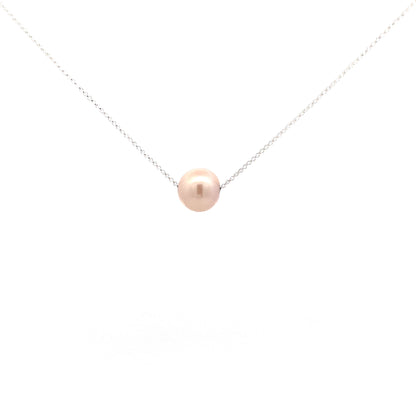 Pink Pearl and Silver Pendant