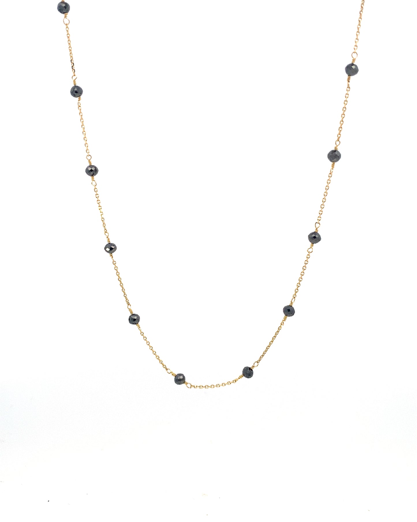 Diamond Chain Necklace | Cinnamon Or Black