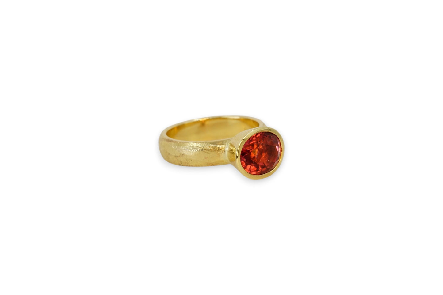 Chunky Pink Tourmaline Ring