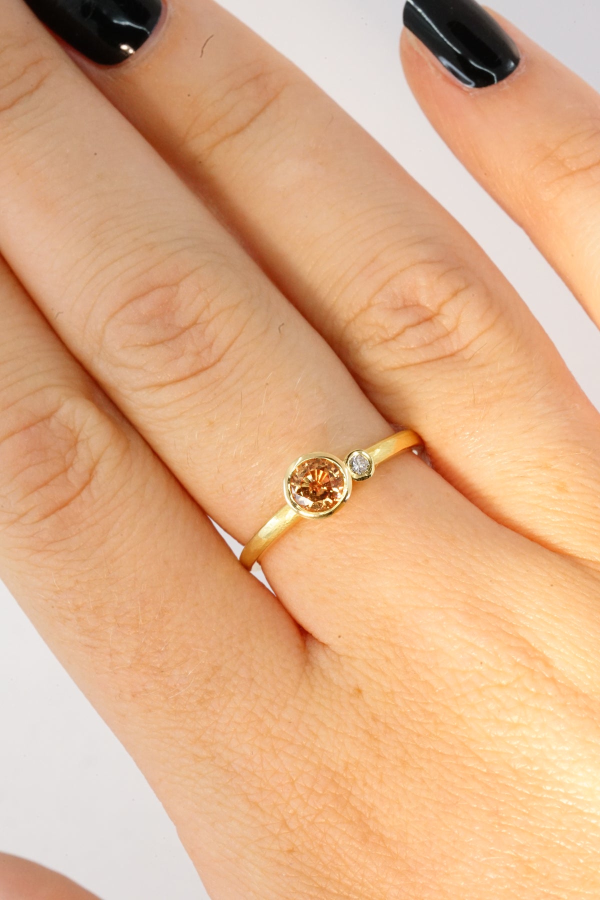 Orange  Sapphire Sweetie Ring | Libby Rak Jewellery