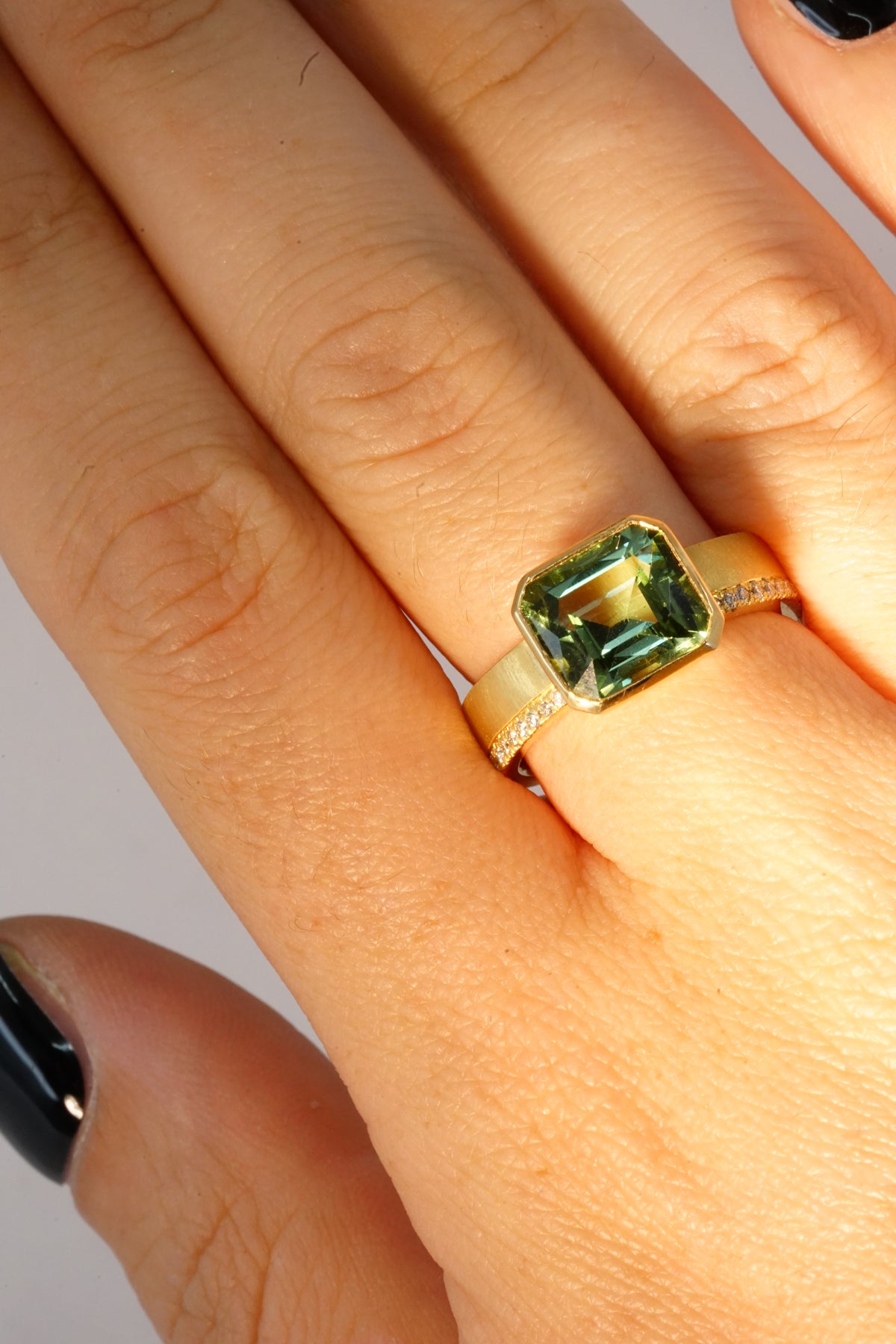 Green tourmaline Darcy Ring | Libby Rak Jewellery