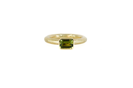 Green Tourmaline Ring