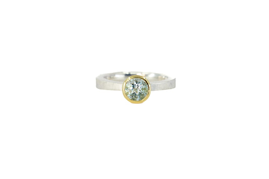 Tapered Aquamarine Ring