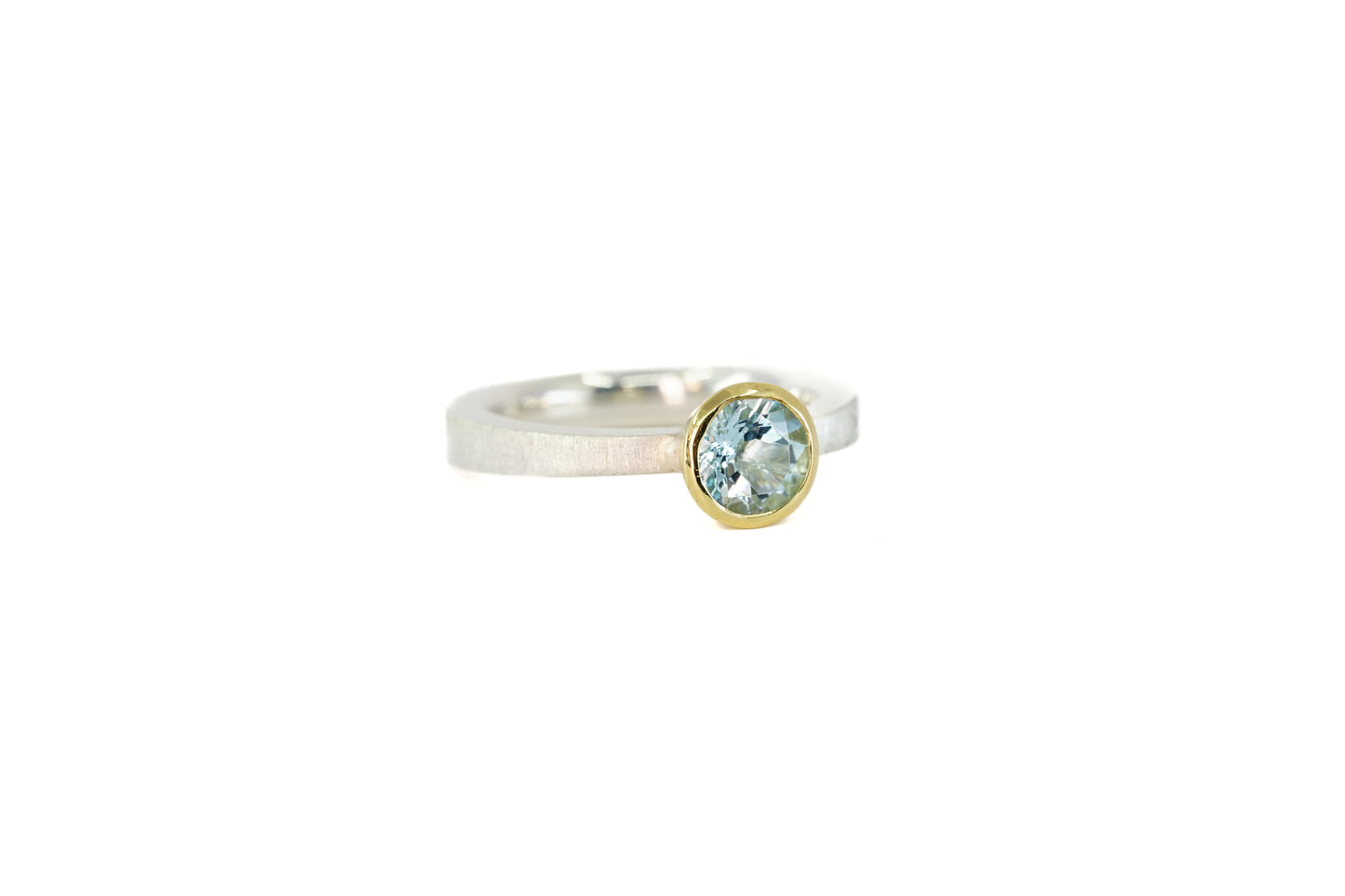 Tapered Aquamarine Ring