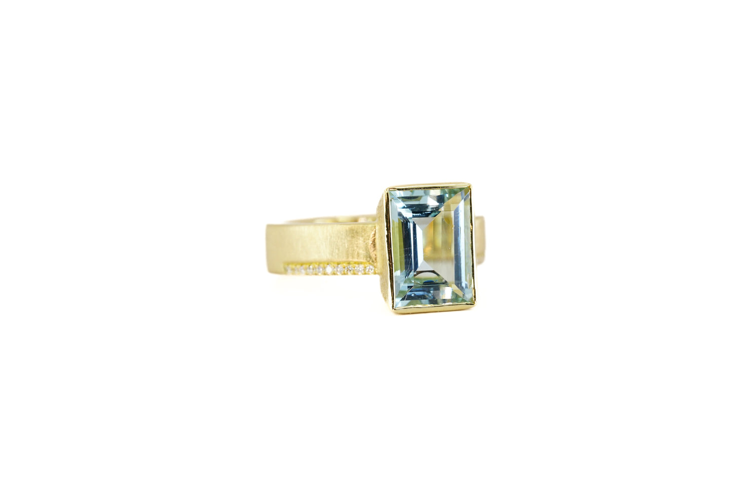 Aquamarine Darcy Ring