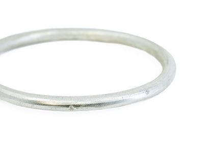 Chunky Diamond and Silver Bangle