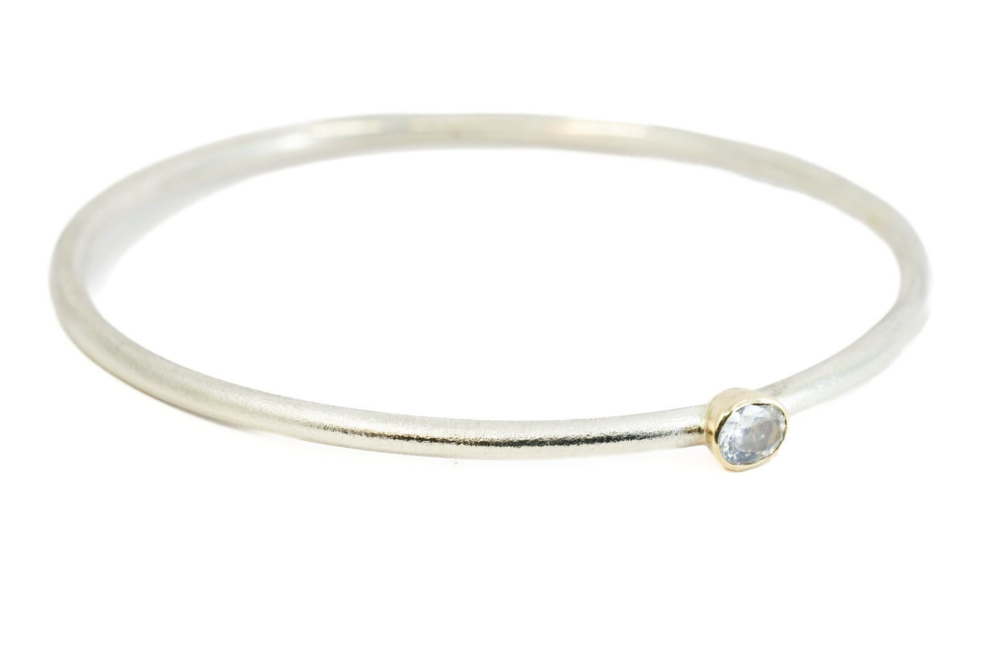 White Sapphire Bangle