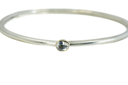 White Sapphire Bangle