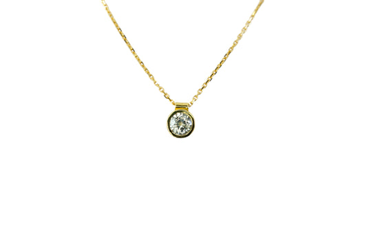 Champagne Sapphire Pendant