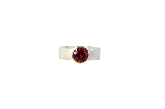 Rhodolite Garnet Ring