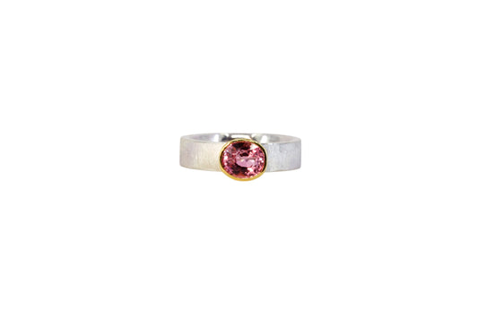 Pink Tourmaline Ring