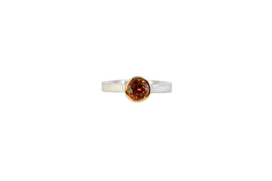 Orange Tourmaline Ring